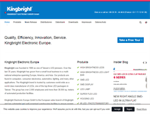 Tablet Screenshot of kingbright-europe.de